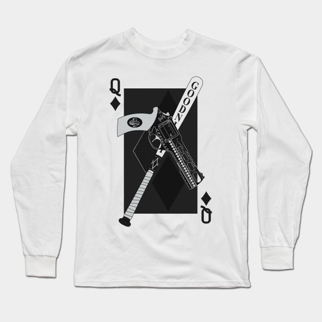 Lucky You (White Version) Long Sleeve T-Shirt by Fabio Zannini